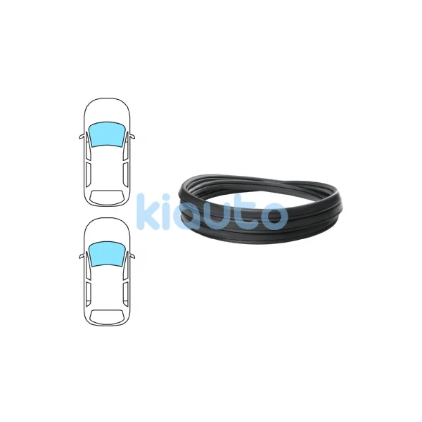 MOLDURA PARABRISAS CITROEN AX 1992-1996 3/5 PUERTAS / DELANTERA / ROLLO 25 M