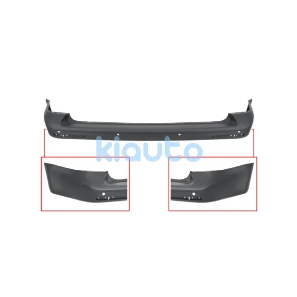 PARACHOQUES VOLKSWAGEN TRANSPORTER T6 2015-2020 TRASERO / 2 PUERTAS TRASERAS / CON 4 SENSOR